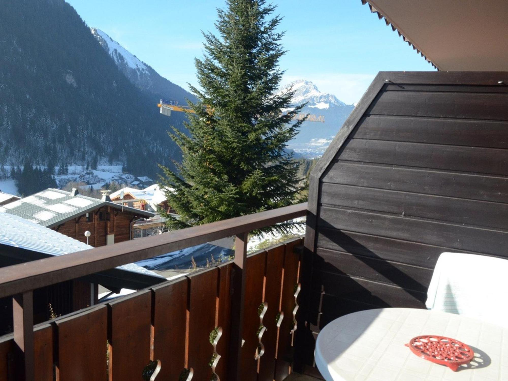 Apartamento Charmant Studio 3 Pers. Avec Balcon, Proche Centre Et Remontees, Parking Inclus, Chatel - Fr-1-676-34 Exterior foto